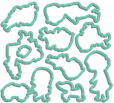 LDRS-Creative City Sidewalks Coordinating Dies