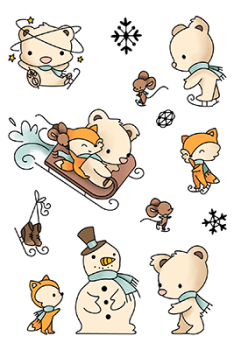 LDRS-Creative Snow Much Fun Clear Stamps