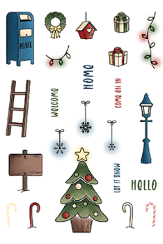 LDRS-Creative Country Corner Clear Stamps
