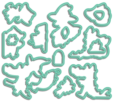 LDRS-Creative Spook Ya Later Alligator Coordinating Dies