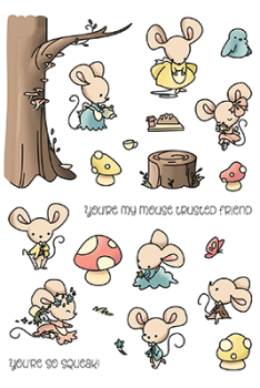 LDRS-Creative Mouse Trusted Friend Clear Stamps