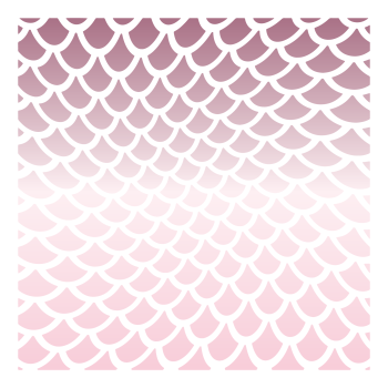 LDRS-Creative Mermaid Shimmer Stencil 6x6