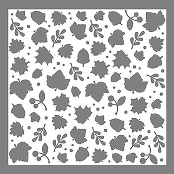 LDRS-Creative Happy Fall Stencil 6x6