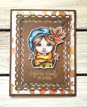LDRS-Creative  Happy Fall  Stencil 6x6