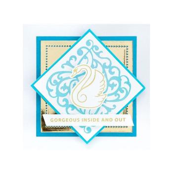 Spellbinders Hotfoil Plate - Graceful Swan Glimmer