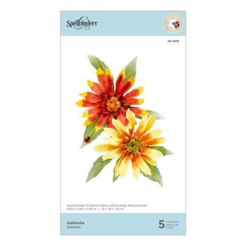 Spellbinders Die "Gaillardia Etched" Stanzschablone