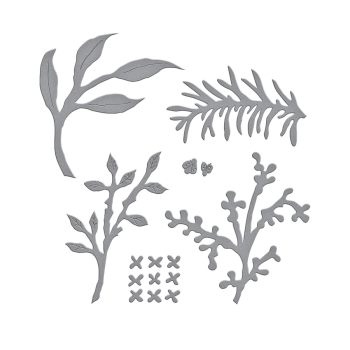 Spellbinders Die "Foliage and Ladybugs Etched" Stanzschablone