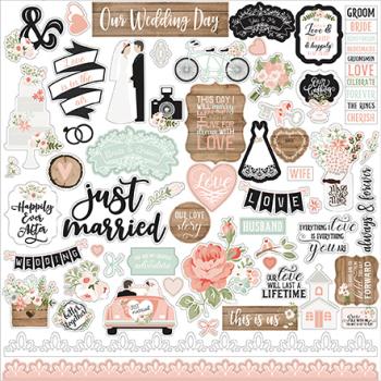 Echo Park Kit Carta 12x12 – 'Telling Our Story' – 65 Lb, 12 Fogli Double Face Per Scrapbooking
