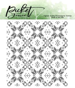 Picket Fence Studios Sweater Pattern Maker Clear Stamps 