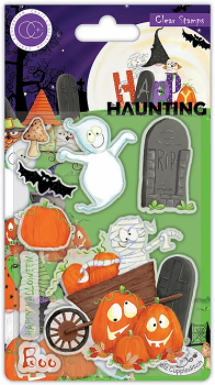 Craft Consortium Happy Haunting Clear Stamps Pumpkins 