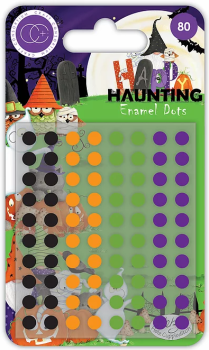 Craft Consortium Happy Haunting Enamel Dots  - Halbperlen