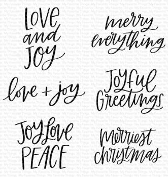 My Favorite Things Stempelset "Mini Merry Messages" Clear Stamp