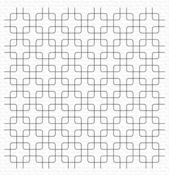 My Favorite Things "Four Corners" 6x6" Background Cling Stamp
