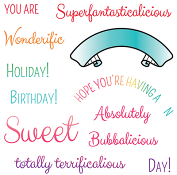 LDRS-Creative Wordalicious Clear Stamps