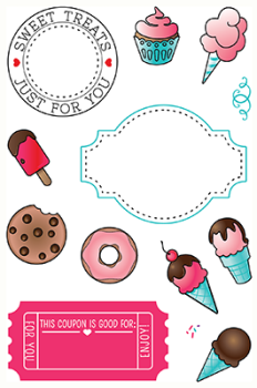 LDRS-Creative Sweet Treats Clear Stamps