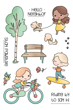 LDRS-Creative A Day in the Park Clear Stamps