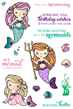 LDRS-Creative Mermaid Treasures Clear Stamps