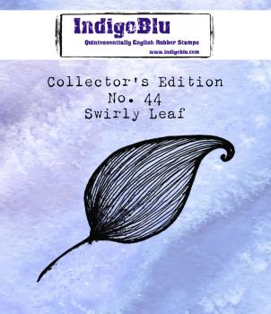 IndigoBlu "Collector's No. 44 Leaf" A7 Rubber Stamp
