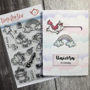 Time For Tea Clear Stamps Unicorn In Training 
