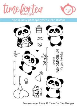 Time For Tea Clear Stamps Pandamonium Party 