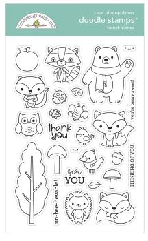 Doodlebug Design "Forest Friends" Stamps - Stempel