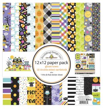 Doodlebug Design Ghost Town  12" Paper Pack  - Designpapier 