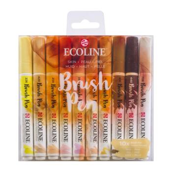 Talens Ecoline Brushpen Orange 10er Set