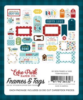 Echo Park "My Dog" Frames & Tags