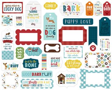 Echo Park "My Dog" Frames & Tags