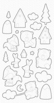 My Favorite Things Die-namics "Fox and Friends" | Stanzschablone | Stanze | Craft Die
