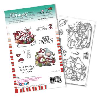 Polkadoodles Stempel "Sleigh the Season" Clear Stamp-Set
