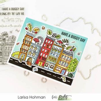 Picket Fence Studios Bugville 6x6 Inch Clear Stamps 