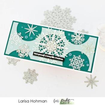 Picket Fence Studios Snowflake Alice 4x4 Inch Metal  Die (PFSD-147)