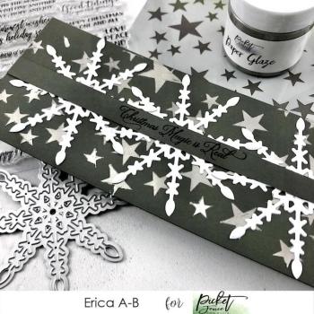 Picket Fence Studios Snowflake LaWanda 4x4 Inch Metal  Die (PFSD-146)