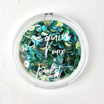 Picket Fence Studios Spiked Ocean Water Sequin Mix Pailetten