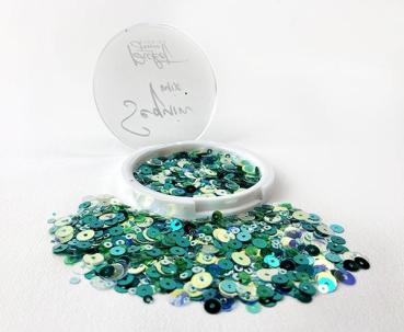 Picket Fence Studios Spiked Ocean Water Sequin Mix  Pailetten