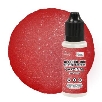 Couture Creations Alcohol Ink Glitter Accents Cardinal