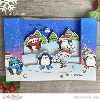 Time For Tea Dies Display Card Set Metal 