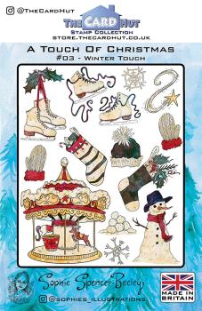 The Card Hut Winter Touch Clear Stamps Stempelset 