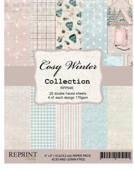 Reprint Cozy Winter Collection 6x6 Inch Paper Pack