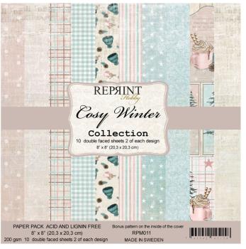Reprint Cozy Winter Collection 8x8 Inch Paper Pack 