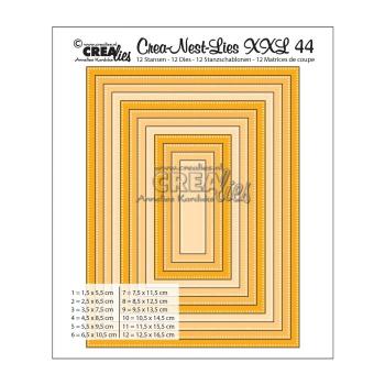 Crealies - Crea-Nest-Lies XXL Stanzschablone no.44 Rechteck 