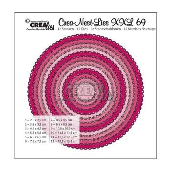 Crealies - Crea-Nest-Lies XXL Stanzschablone no.69 Kreise 