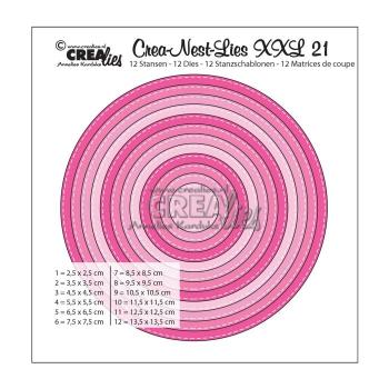 Crealies - Crea-Nest-Lies XXL Stanzschablone no.21 Kreise 