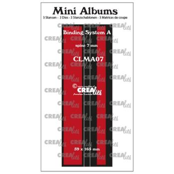 Crealies - Mini albums Stanzschablone Bindungssystem Glatt 