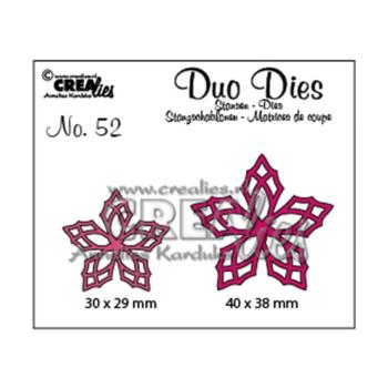 Crealies - Duo Dies no.52 Blumen 23 