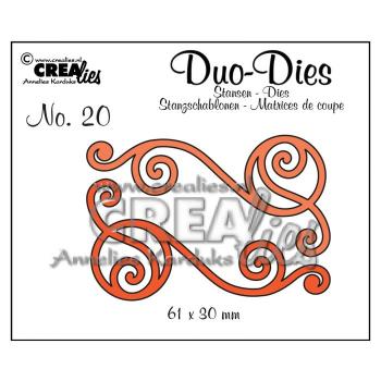 Crealies - Duo Dies no.20 Wirbels 1 
