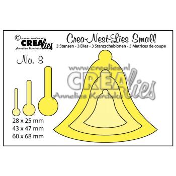 Crealies - Crea-Nest-Lies kleine Stanzschablonen no.3 Glocke 