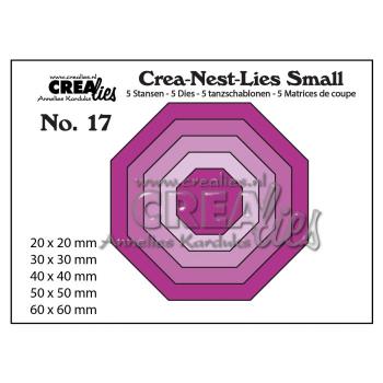Crealies - Crea-Nest-Lies kleine Stanzschablonen no.17 Achteck 5pcs 