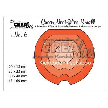 Crealies - Crea-Nest-Lies kleine Stanzschablonen no.6 Kuckuck rund 